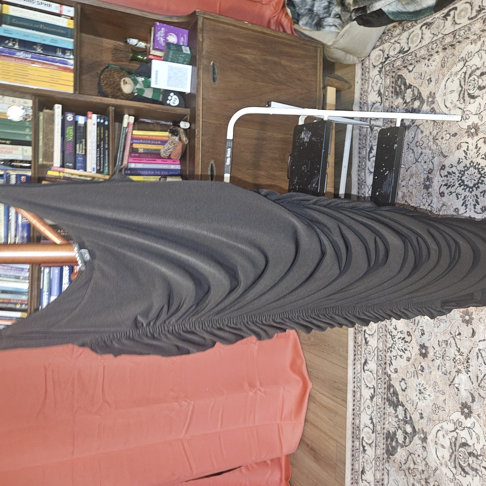 Torrid Elegant Black Ruched Dress
